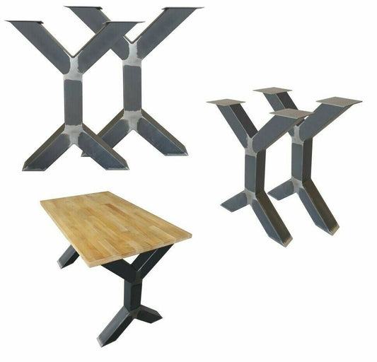 Tischgestell/ Tischbeine in X Y Form | Individualisierbar | Modell Y1